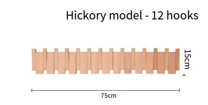Piano Key Wall Coat Rack