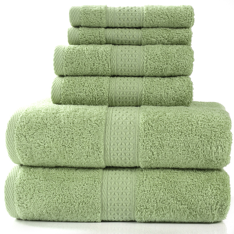 Cotton Bath Towel Set of 6 – Soft & Absorbent, 20+ Colors