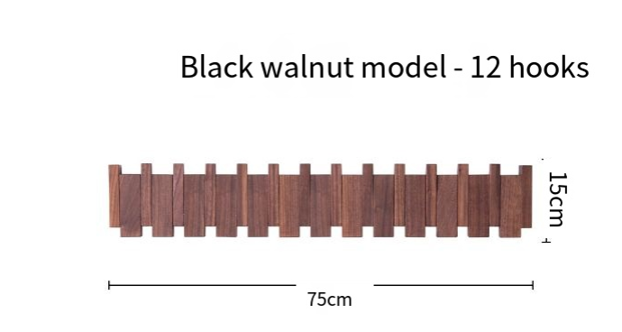 Piano Key Wall Coat Rack