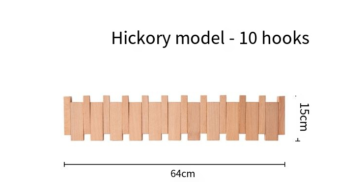 Piano Key Wall Coat Rack