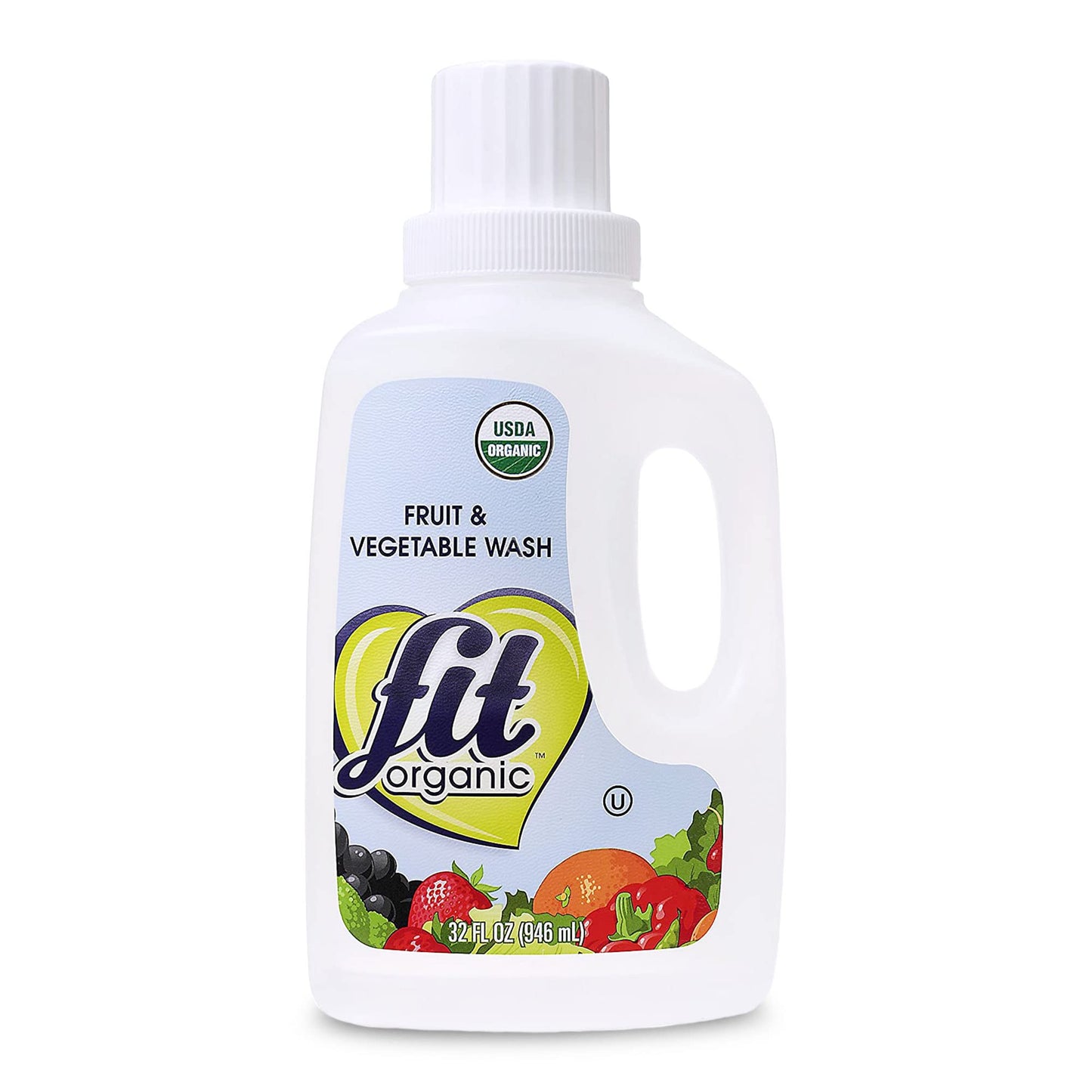 Fit Organic Produce Wash – 32 oz, Pack of 3