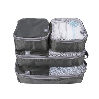 4-Piece Soft Packing Cube Set – Travel Organizers for Suitcases